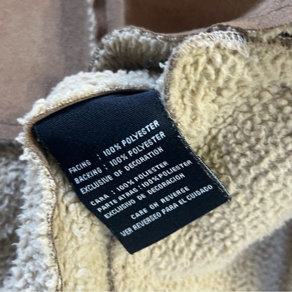 Unlisted By Kenneth Cole Microsuede Jacket In Camel Tan Size Small - Picture 9 of 10